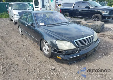 2000 Mercedes-Benz S 500 from USA, damaged, VIN WDBNG75J9YA109525